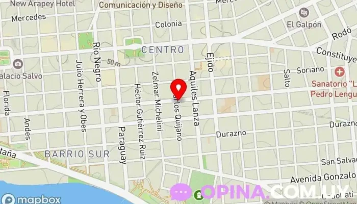 mapa de Editorial Contexto Librería, Editorial en Montevideo