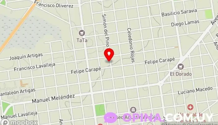 mapa de edu33 ESCUELA DE ENFERMERIA Institución educativa en Treinta y Tres