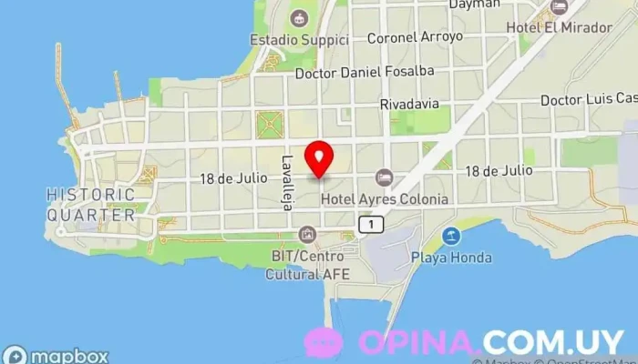 mapa de El Abrazo Tiendita Cultural Librería, Librería infantil, Juguetería en Col. del Sacramento