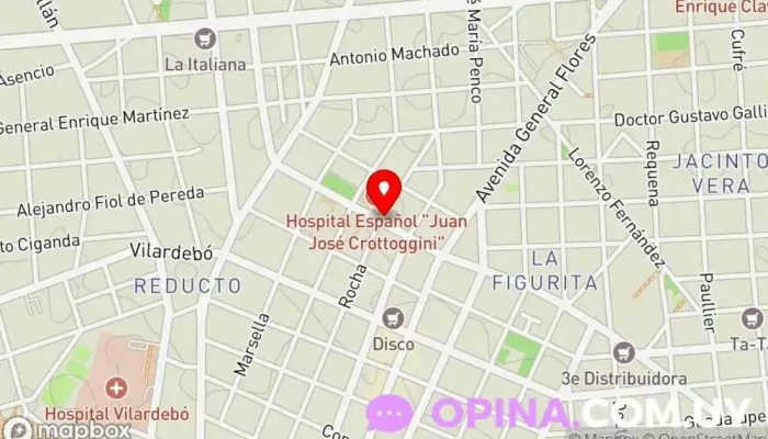 mapa de El area de Gaby Papelería en Montevideo