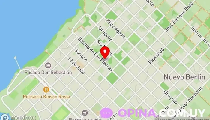 mapa de El Bajo Electronica  en Nuevo Berlín