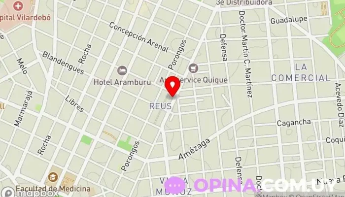 mapa de EL BOOM - Mayorista Mayorista en Montevideo