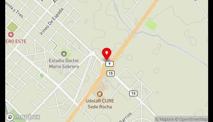 mapa de El Carrito Restaurante de comida rápida en Rocha