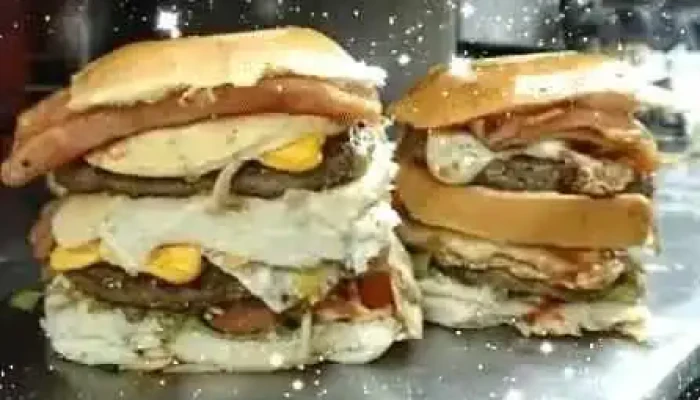 El Carro Naranja -  Hamburguesa - Montevideo