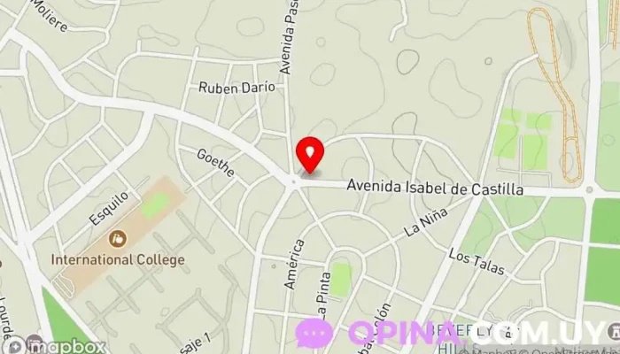 mapa de El Claro Centro de salud y bienestar en Punta del Este