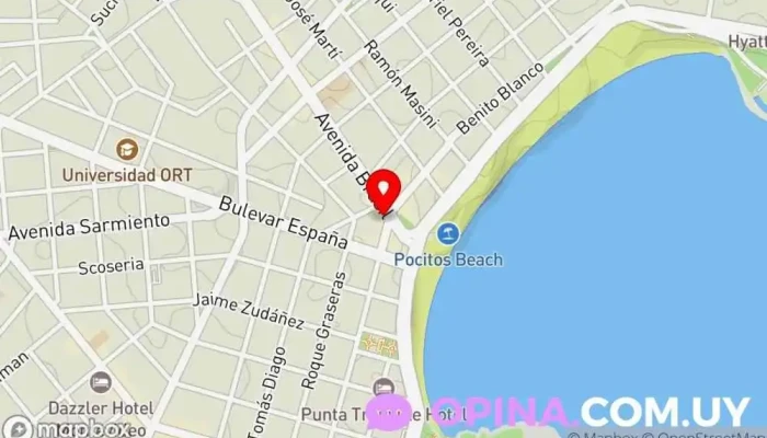 mapa de El Clon - Pocitos Tienda de artículos para el hogar en Montevideo