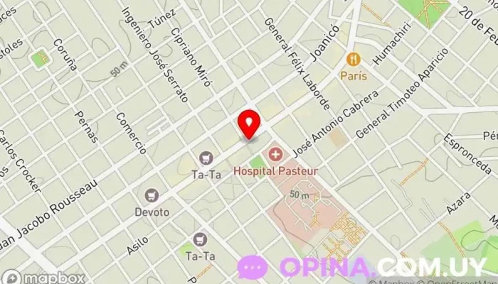 mapa de El Clon Supermercados - Cipriano Miró Supermercado en Montevideo