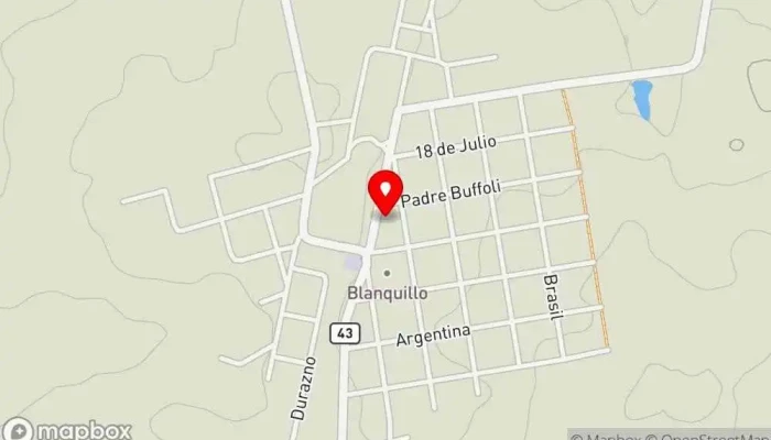 mapa de El “Club” Club nocturno en Blanquillo