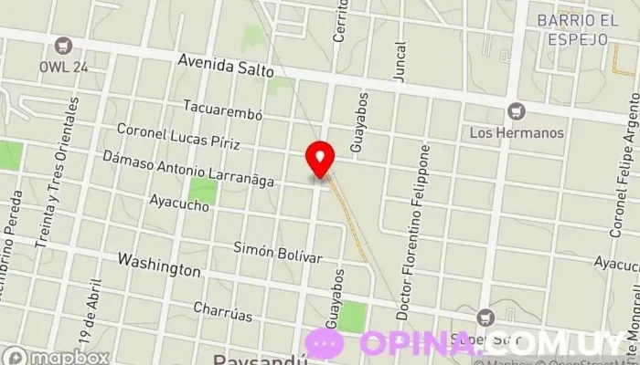 mapa de EL EDEN Ganadero en Paysandú