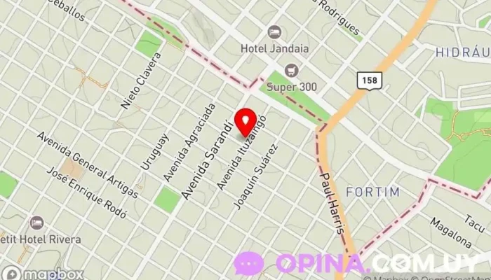 mapa de El Estudiante Papelería en Rivera