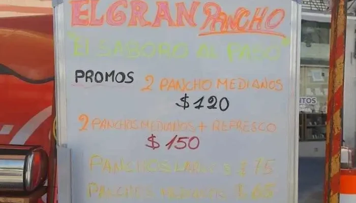 El Gran Pancho El Sabor Al Paso Menu - Montevideo