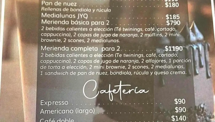 El Italiano -  Menu - Ciudad de la Costa
