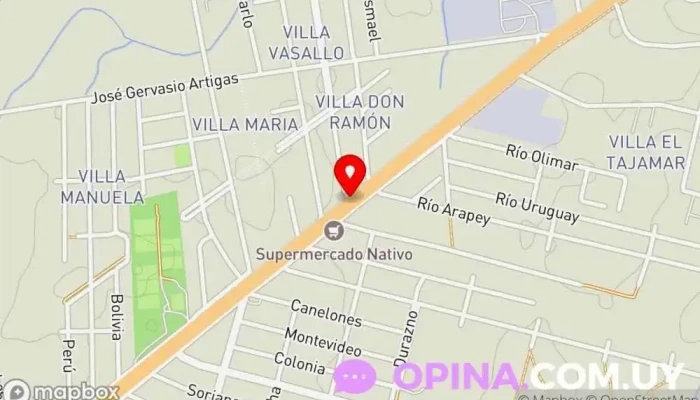 mapa de El nocturno Almacén en Barros Blancos