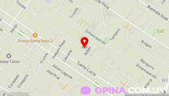 mapa de El pasillo Escuela en Montevideo