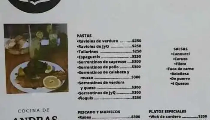 El Paso 18 Menu - Aiguá