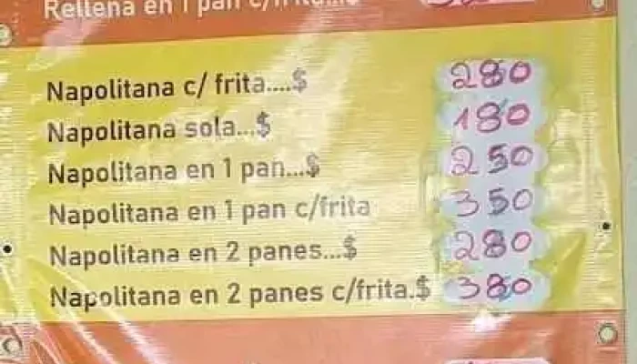 El Polluelo -  Menu - Montevideo