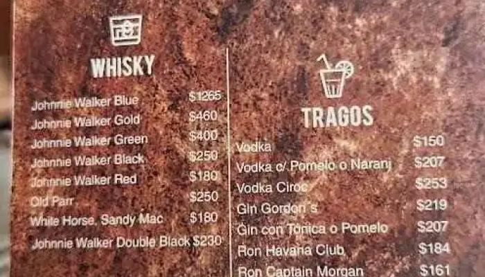 El Portal De Talice Menu - Trinidad