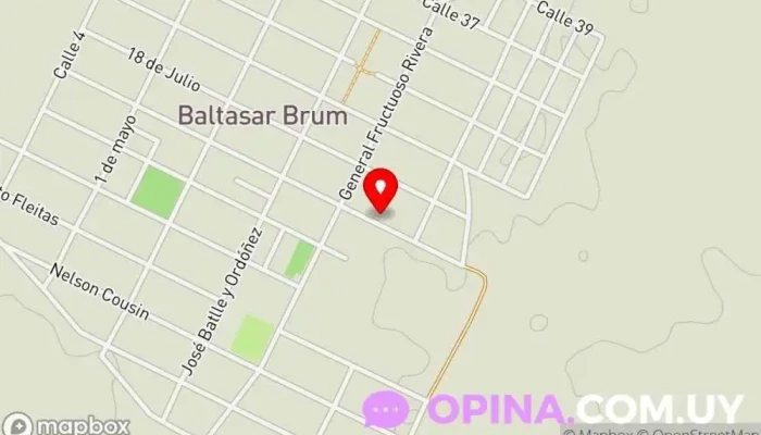 mapa de El rancho Complejo de apartamentos en Baltasar Brum