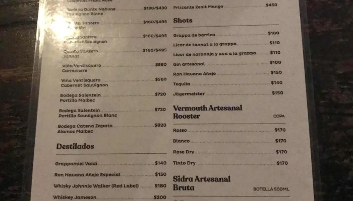 El Recreo Almacen Y Bar Menu - Montevideo