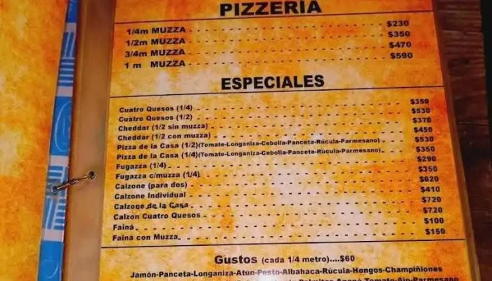 El Reencuentro Resto Pub -  Menu - San Carlos
