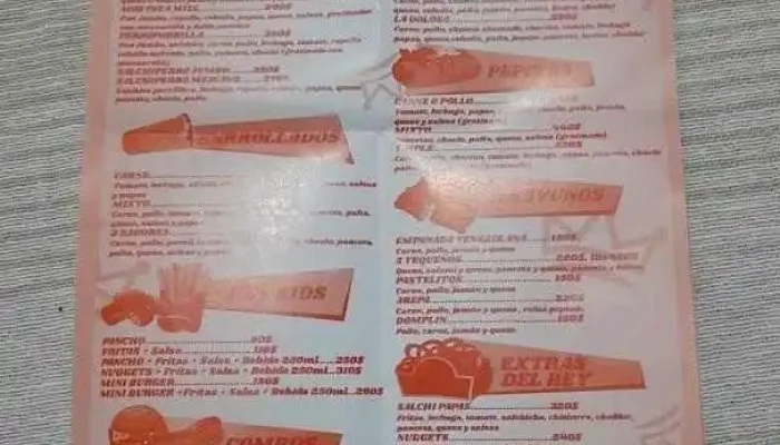 El Rey Del Sabor -  Menu - Montevideo