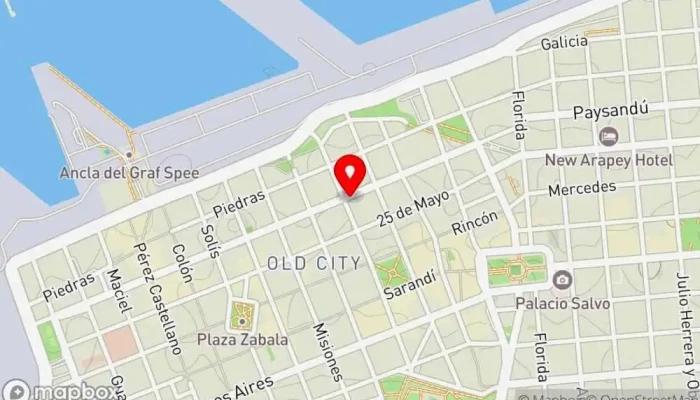 mapa de El Toto Dormilón Cervecería artesanal en Montevideo