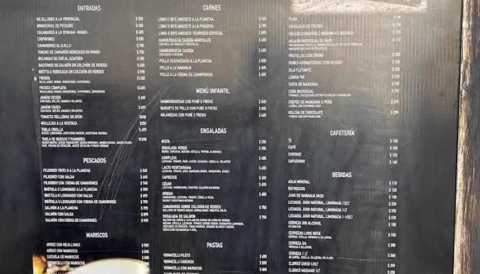 El Viejo Drakar -  Menu - Piriápolis