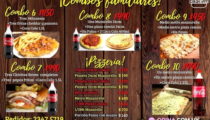 Eli Seven Pizzeria Rotiseria Milanesas Chivitos Helados Empanadas Y Bebidas Menu - Ciudad del Plata