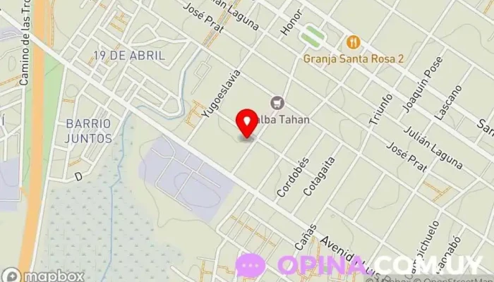 mapa de EMAÚS NUEVO PARÍS Centro comunitario en Montevideo