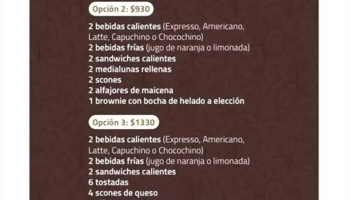 Emeth Cafe Menu - Paso de los Toros