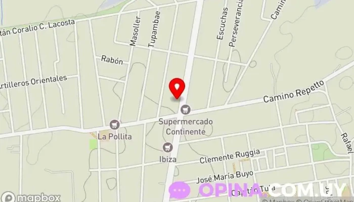 mapa de Emily Dickinson Instituto de Inglés Academia de idiomas, Centro educativo, Institución educativa, Academia de inglés en Montevideo