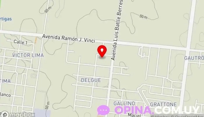 mapa de Emisora Radio Libertadores CW 102 E AM 1020 Emisora de radio en Salto