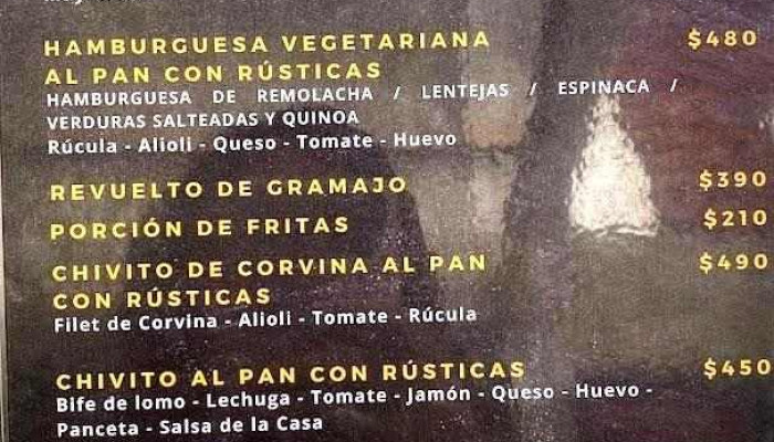 Empanadas 100 Artesanal Menu - Punta del Este