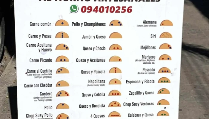 Empanadas Tu Deleite -  Menu - La Paloma