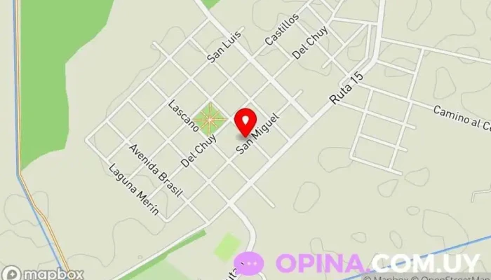 mapa de English Institute Centro educativo en Cebollatí