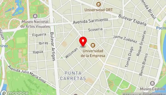 mapa de Entre Pintas Bar en Montevideo
