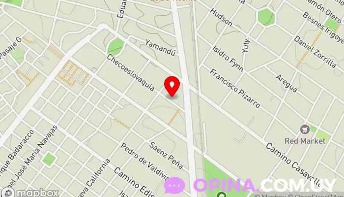 mapa de Equilibrar Terapias Clínica china en Montevideo