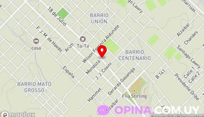 mapa de Equipo Salud Mental Perinatal Clínica psiquiátrica en Fray Bentos