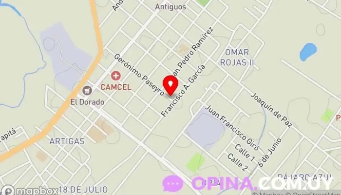 mapa de EquiSalud Clínica ambulatoria en Rio Branco