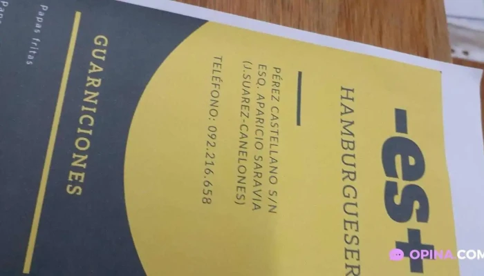 Es Hamburguesas Menu - Joaqu&iacute;n Su&aacute;rez