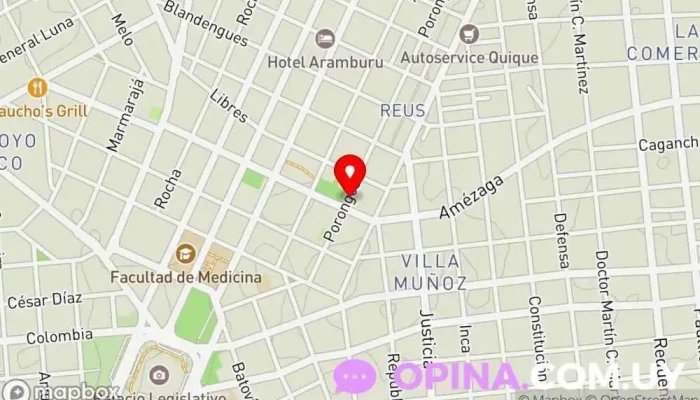 mapa de Escola Embaixadores Da Alegria Escuela en Montevideo