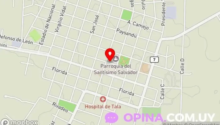 mapa de Escritorio Francisco Pérez Agencia inmobiliaria en Tala