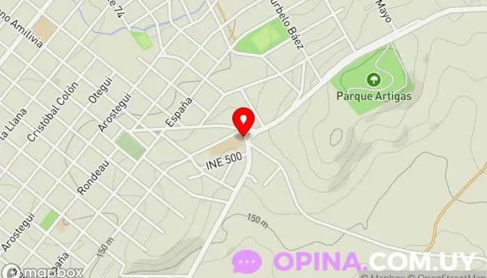 mapa de Escuela 102 Educación en Minas