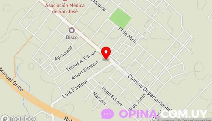 mapa de Escuela 107 Escuela de primaria en Libertad