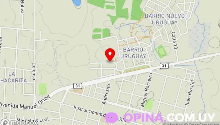 mapa de Escuela 137 Centro educativo en Salto