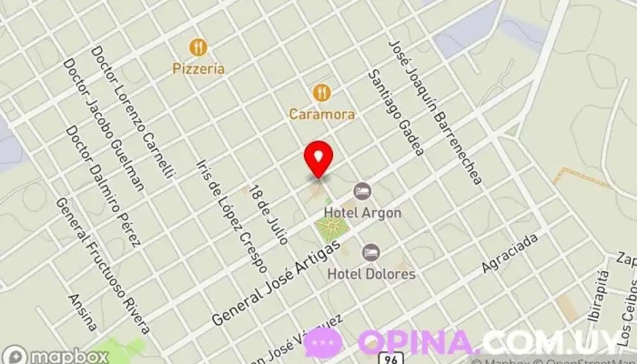 mapa de Escuela 2 Colegio concertado en Dolores