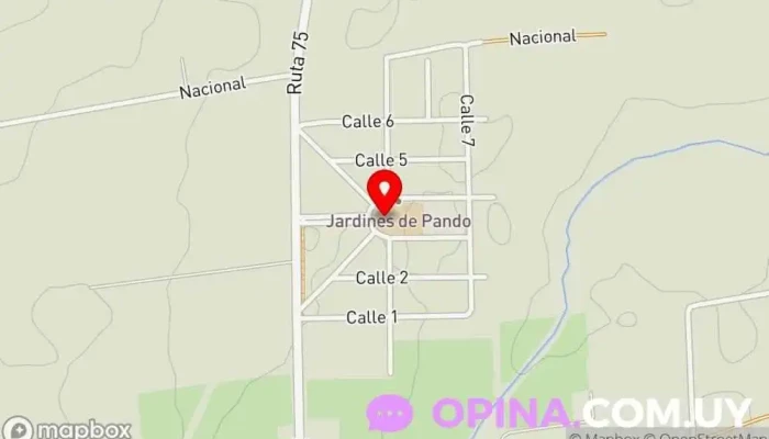 mapa de Escuela 213 Escuela en Departamento de Canelones