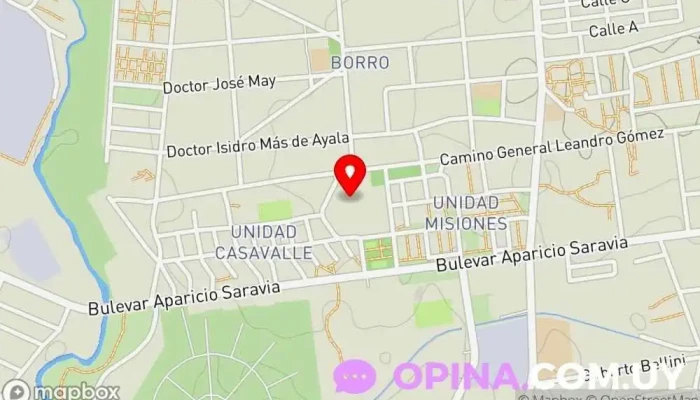 mapa de Escuela 320 Escuela en Montevideo