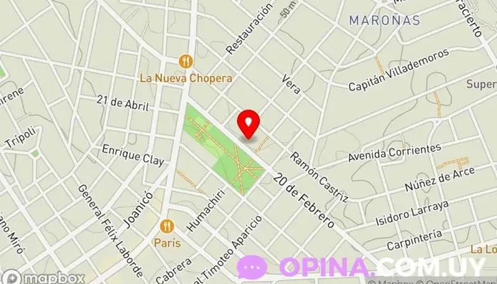 mapa de Escuela 344 Montevideo Escuela en Montevideo