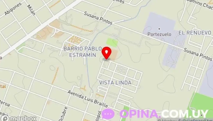 mapa de Escuela 404 Escuela de primaria en Montevideo